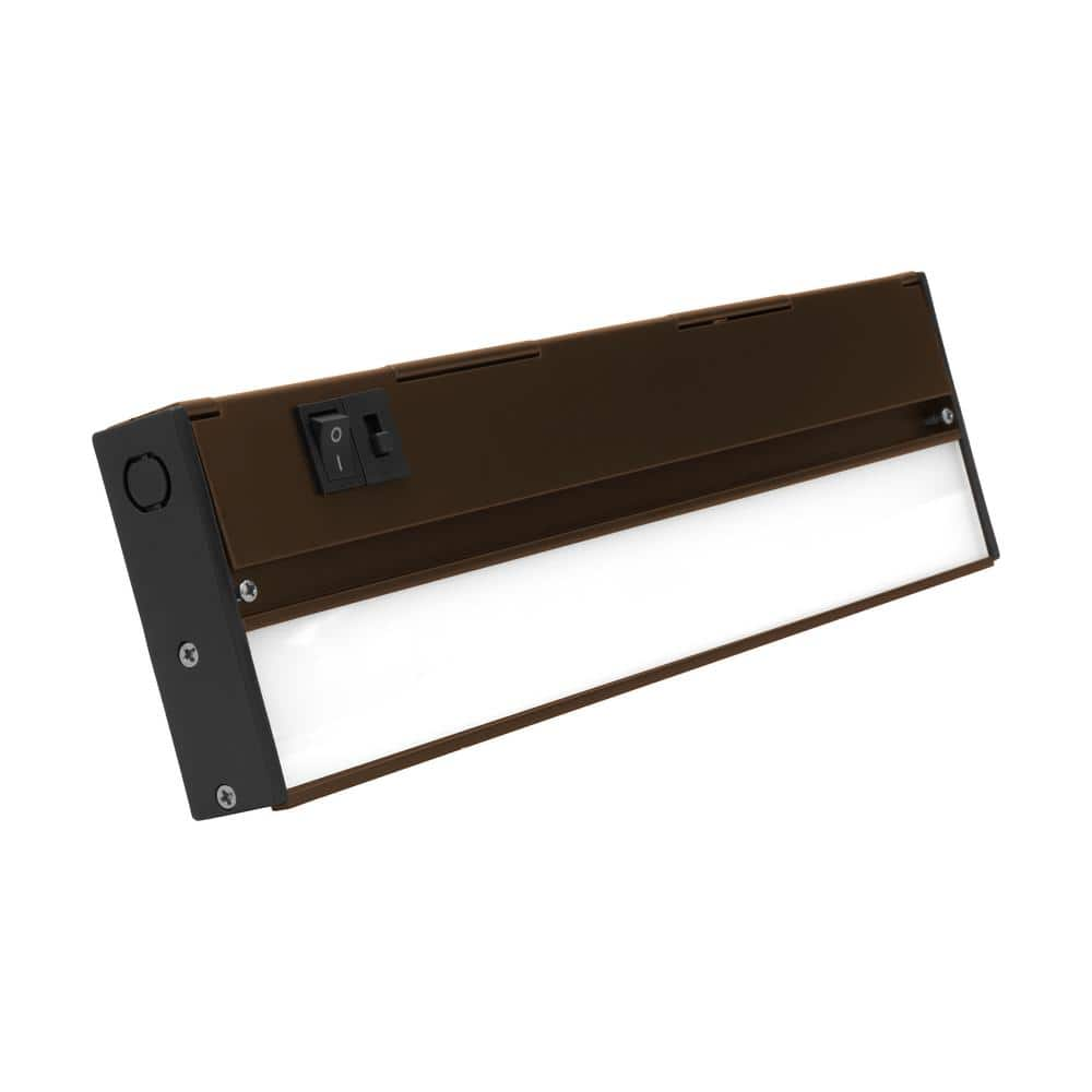 NICOR NUC-5 Series 12.5 in. Oil Rubbed Bronze Selectable LED Under Cabinet Light