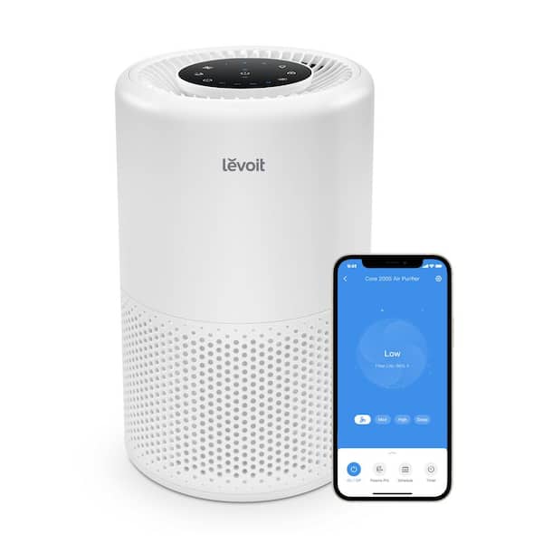 Levoit True HEPA Air Purifier White Medium Room with Extra Filter LV-H132XR