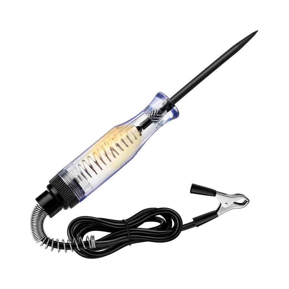 Automotive Circuit Tester 6-Volt-24V DC Electrical Test Pen with Alligator Clip Long Steel Probe Continuity Voltage Fuse price history on PriceWatchPro