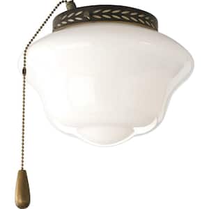 AirPro 1-Light Antique Bronze Ceiling Fan Light-DISCONTINUED