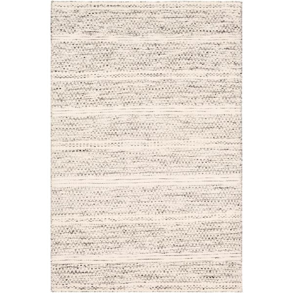 Livabliss Lawrence Cream/Black 8 ft. x 10 ft. Indoor Area Rug