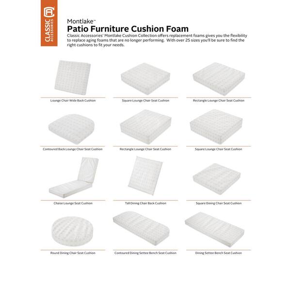 lounge cushion inserts