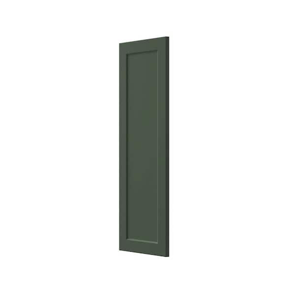 Hampton Bay Designer Series Melvern 12 in. W x 0.75 in. D x 36 in. H Kitchen Cabinet End Panel in Forest