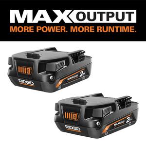 18V Lithium-Ion MAX Output 2.0 Ah Battery (4-Pack)