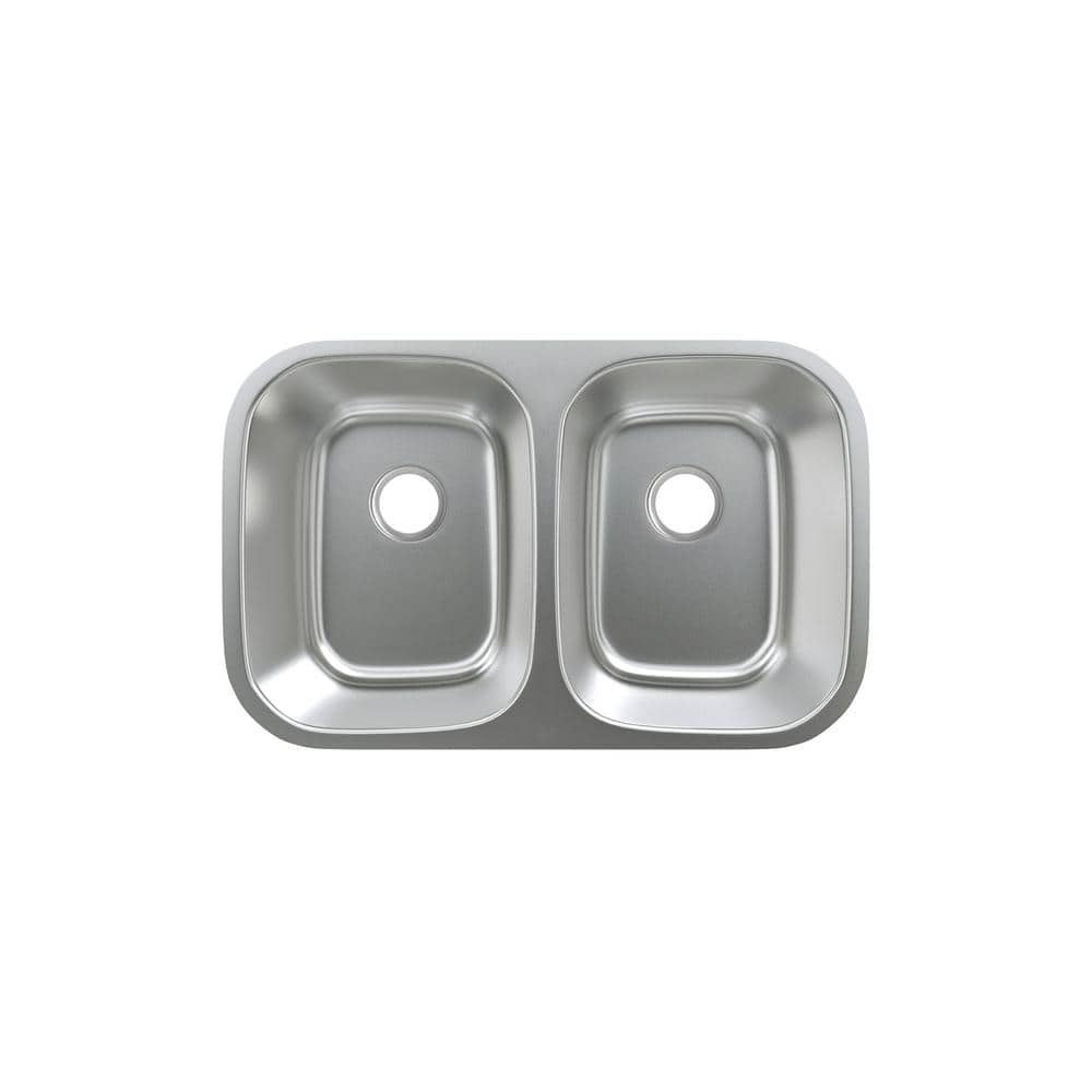 Toulouse 29 x 18 Stainless Steel Dual Basin Undermount Kitchen Sink