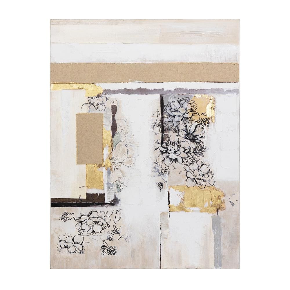 Soft Abstract II Unframed Hand Painted Abstract Wall Art 48 in. x 36 in. price history on PriceWatchPro