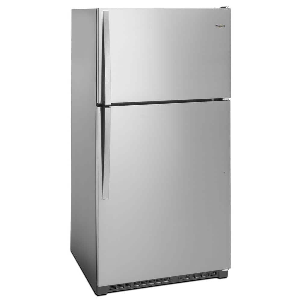 Stainless Steel 20.5 cu. ft. Top-Freezer Refrigerator with Ice Maker