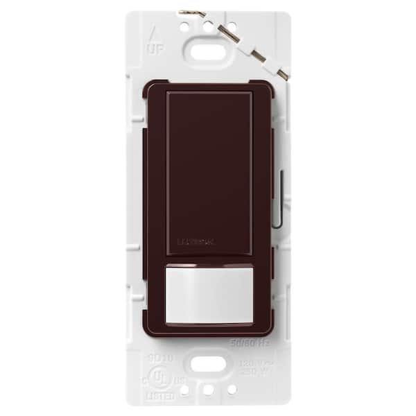 Lutron Maestro Motion Sensor Switch, No Neutral Required, 5-Amp, Single-Pole/Multi-Location, Brown (MS-OPS5M-BR)