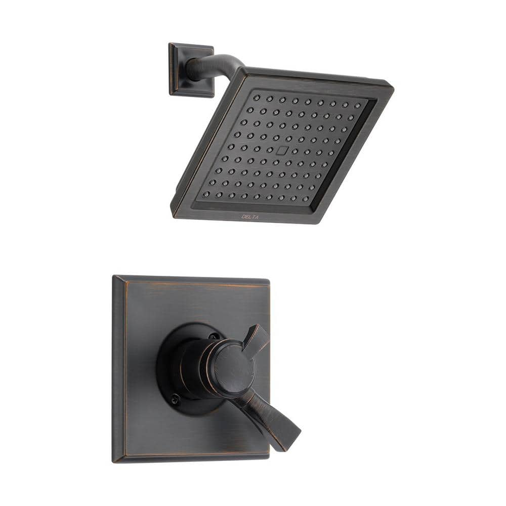 Delta Dryden 1 Handle Shower Faucet Trim Kit In Venetian Bronze Valve