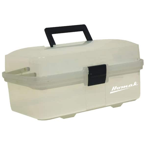 Homak 13 in. Transparent Tool Box