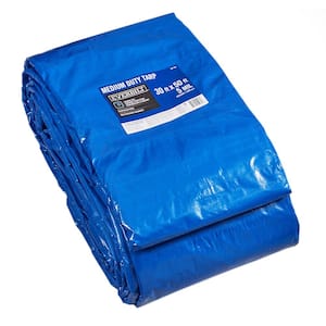 30 ft. x 50 ft. General Purpose Blue Tarp