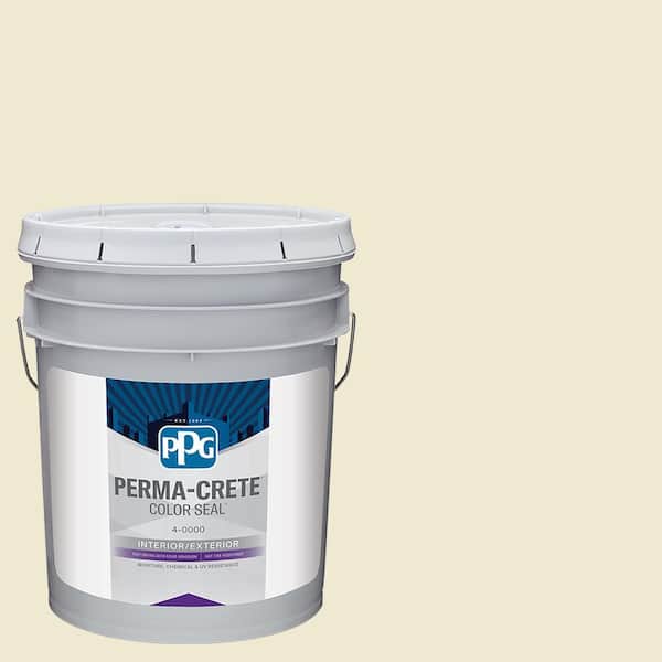 Color Seal 5 gal. PPG1105-2 Fuzzy Sheep Satin Interior/Exterior Concrete Stain