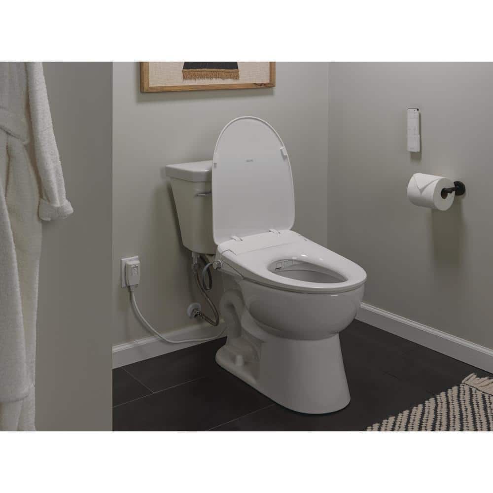 Refresh Ultimate White Elongated Electric Bidet Toilet Seat