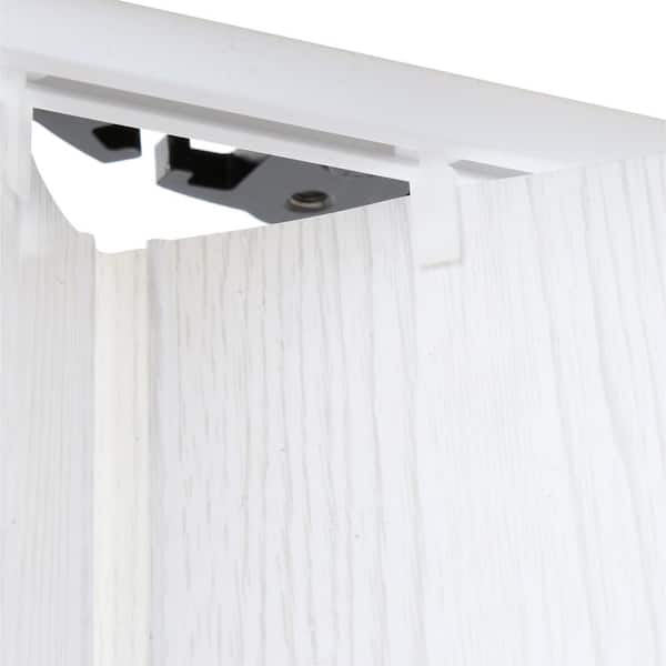 Spectrum Via 32 in. x 96 in. White Mist Vinyl Accordion Door with