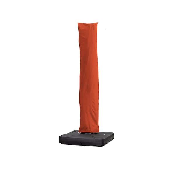 PURPLE LEAF 12 - 13 ft. Patio Umbrella Cover - Brick Red (Large Size)