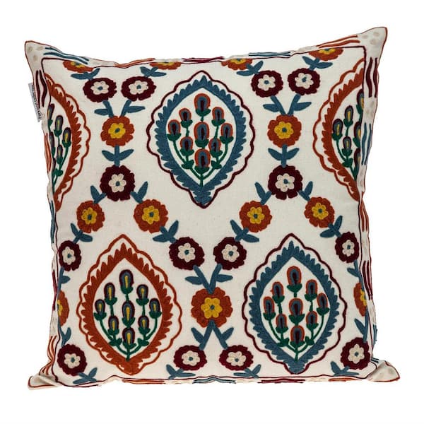 PARKLAND COLLECTION Florina Transitional Multicolor Throw Pillow