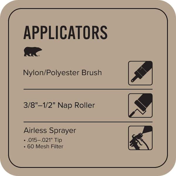 BEHR PREMIUM - 5 gal. #PFC-33 Washed Khaki Self-Priming 1-Part Epoxy Satin Interior/Exterior Concrete and Garage Floor Paint