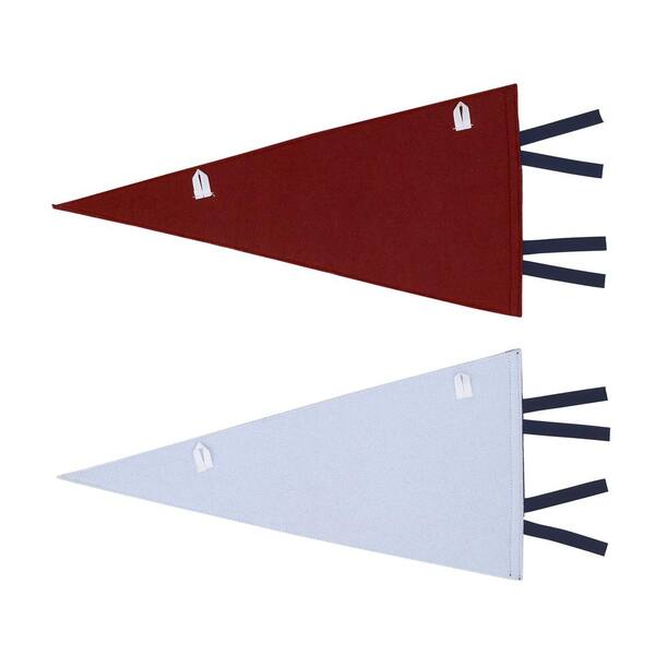 blank football pennants