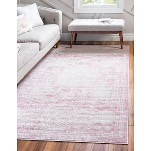 Bromley Wells Pink 6 ft. x 9 ft. Area Rug