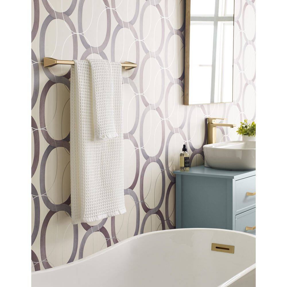 Champagne Bronze 24-Inch Wall Mounted Towel Bar