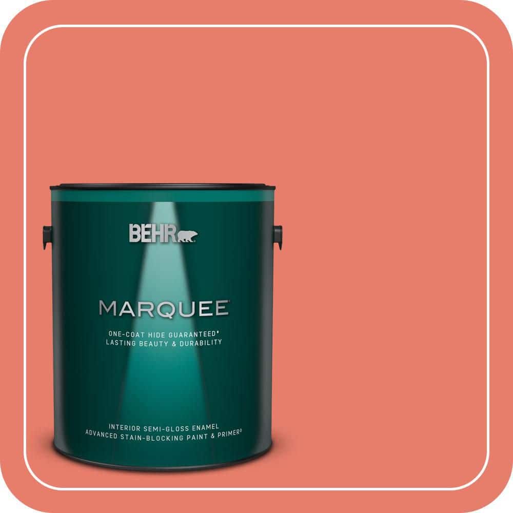 1 gal. Home Decorators Collection #HDC-SM14-12 Cosmic Coral Semi-Gloss Enamel Interior Paint & Primer product image for price tracking