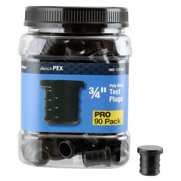 3/4 in. Plastic PEX-B Barb Plug Pro Pack (90-Pack)