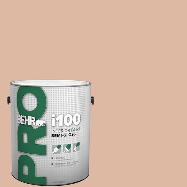 BEHR PRO 1 gal. #ECC-60-1 Coral Bay Semi-Gloss Interior Paint