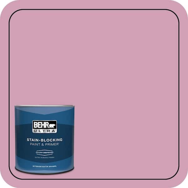 BEHR ULTRA 1 qt. #M130-4 Raspberry Smoothie Extra Durable Satin Enamel Interior Paint & Primer