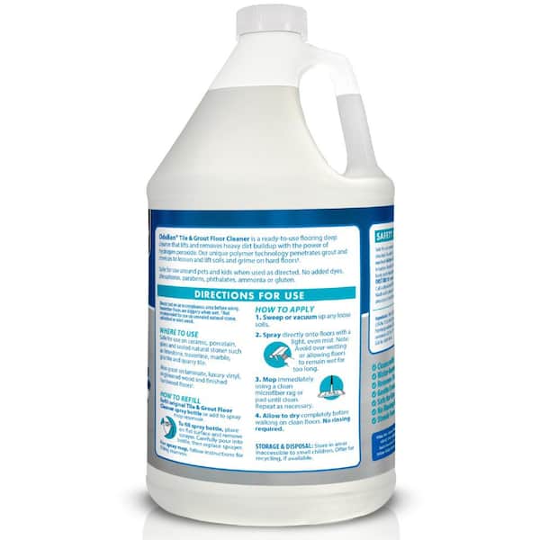 OdoBan 1 Gal. Tile and Grout Floor Cleaner (Ready-to-Use) 936261-G - The  Home Depot