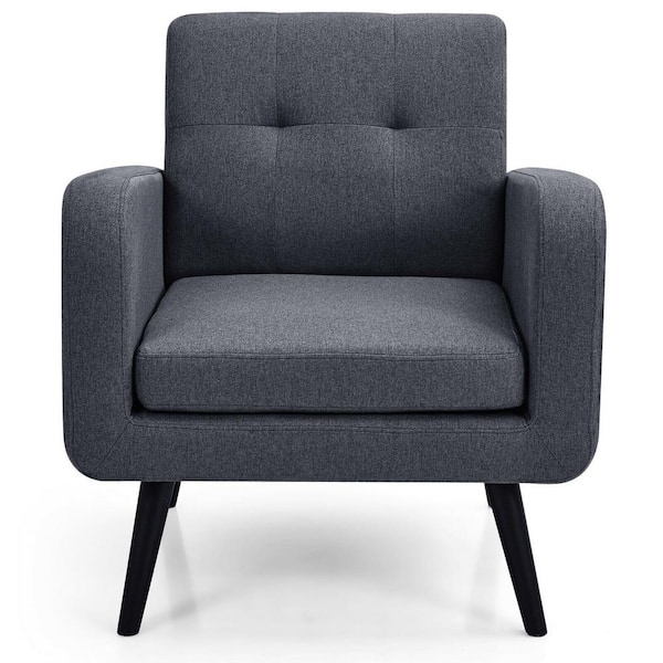 Gymax 29.5 in. W 2PCS Accent Armchair Single Sofa Chair Home Gymax 29.5 in. W 2PCS Accent Armchair Single Sofa Chair Home