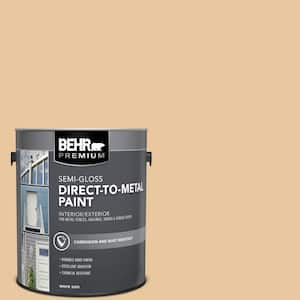 1 gal. #PPU4-15 Jasper Cane Semi-Gloss Direct to Metal Interior/Exterior Paint