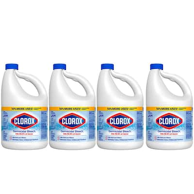 Clorox 81 oz. Concentrated Regular Disinfecting Liquid Bleach Cleaner  (6-Pack) C-311934849-6 - The Home Depot