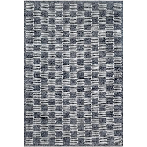 Livabliss Marcela Charcoal 9 ft. x 12 ft. Cottage Indoor Area Rug