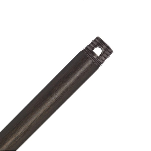 Casablanca Perma Lock 12 in. Province Crackle Bronze Extension Downrod for 10 ft. ceilings