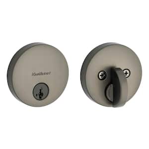 Kwikset Downtown Gunmetal Single Cylinder Square Keyed Entry Door ...