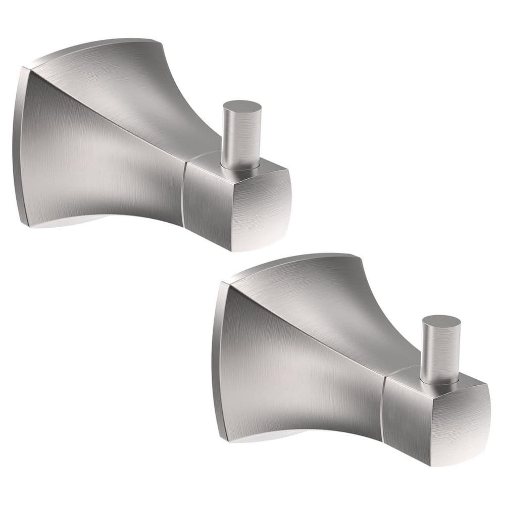 2-Pack Stainless Steel Wall-Mount Towel and Robe Hooks in Brushed Nickel for Bathroom, Kitchen and Closet price history on PriceWatchPro