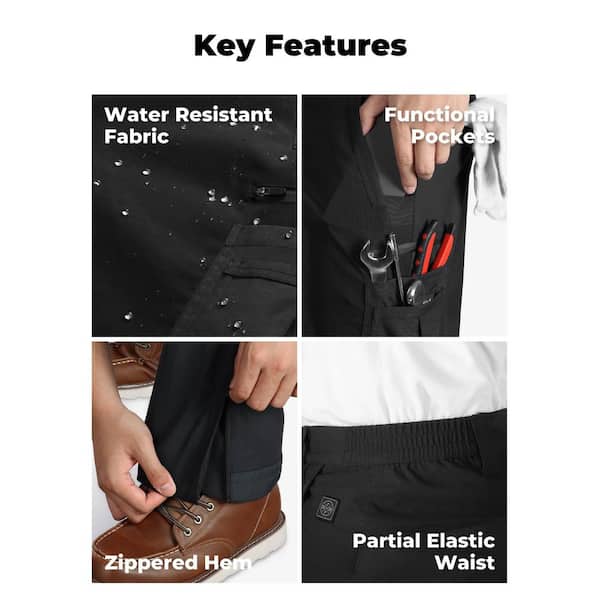 33,000ft Men's Waterproof, Windproof Fleece Lined Softshell
