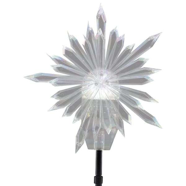 LightShow 19 in. Projection Tree Topper-Kaleidoscope-Starburst 