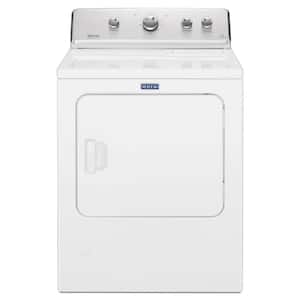 7.0 cu. ft. 240-Volt White Electric Vented Dryer with Wrinkle Control
