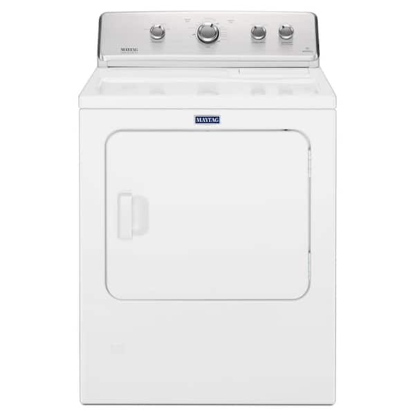 Maytag 7.0 cu. ft. 240-Volt White Electric Vented Dryer with Wrinkle Control 2