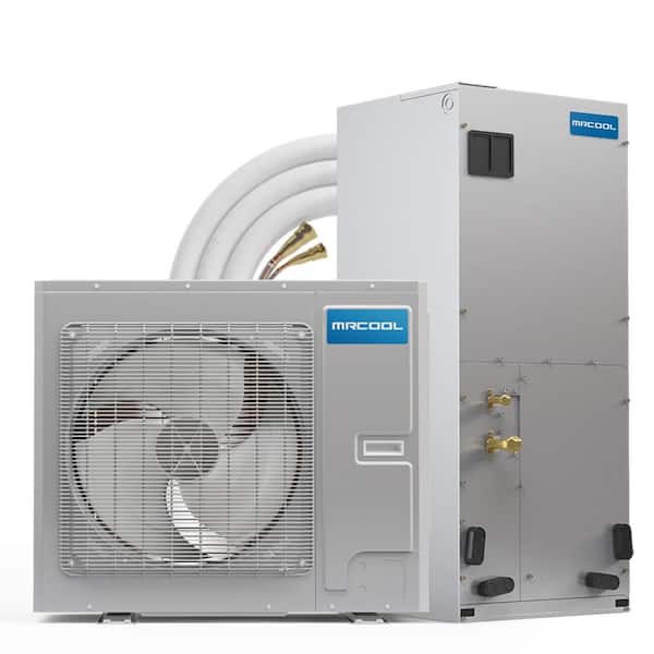MRCOOL DIY Universal 24000 BTU 20 SEER R410A Split System Heat Pump with 35 ft. NoVac Install Kit and 5kW HeatKit -208/230-Volt