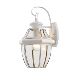 Monterey 1 Light White Outdoor Wall Sconce