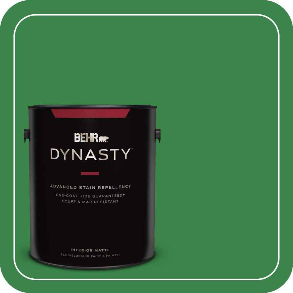 1 gal. #450B-7 Green Grass Matte Interior Stain-Blocking Paint & Primer price history on PriceWatchPro