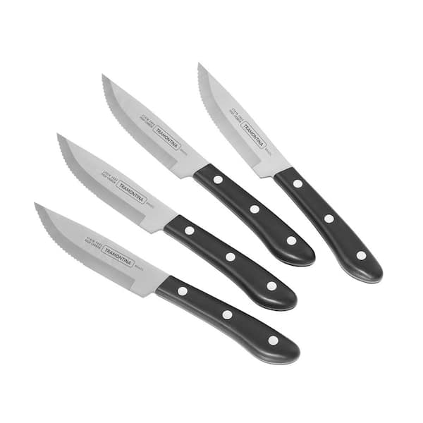 J A Henckels 8 Piece Eversharp Steak Knife Set Knives Stainless Steel  Serrated