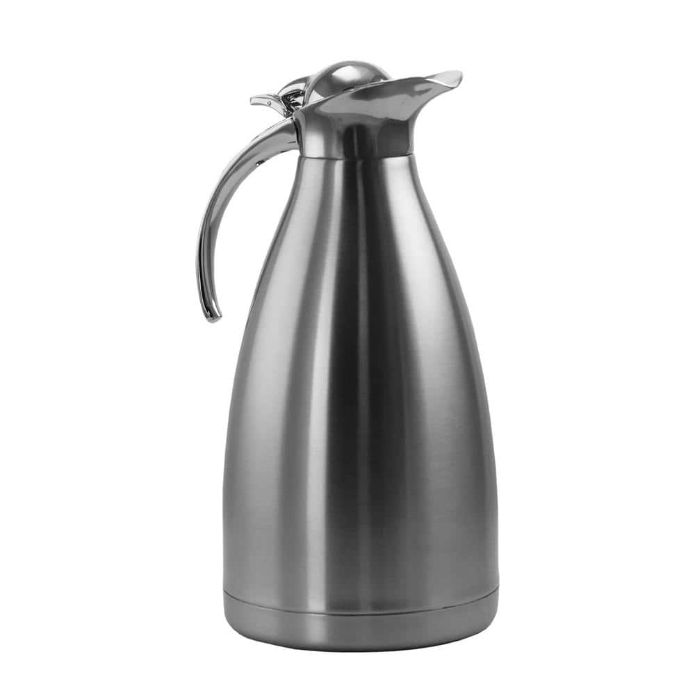 2L/67 Oz Thermal Coffee Carafe Double Wall Stainless Steel Vacuum Insulated