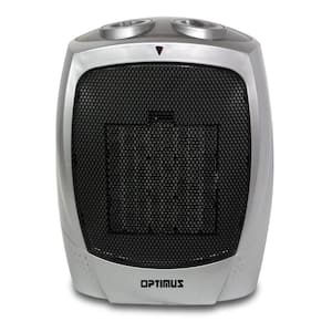 Portable 6.4in Electric Ceramic Heater with Thermostat