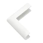 Wiremold CordMate Cord Cover Outside Elbow, White
