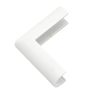 Wiremold CordMate Cord Cover Outside Elbow, Cord Hider for Home or Office, Holds 1 Cable, White