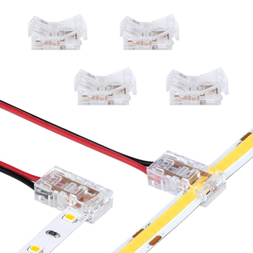 SureLock Pro 2 Pin LED Strip Light Tape to Wire T Corner Connector Cord 6-Pack price history on PriceWatchPro