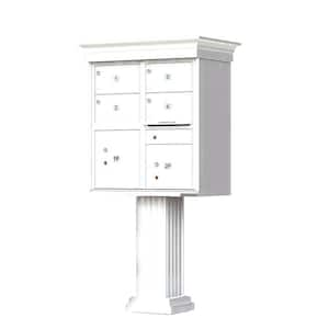 1570 4-Large Mailboxes 2-Parcel Lockers 1-Outgoing Vital Cluster Box Unit with Vogue Classic Accessories